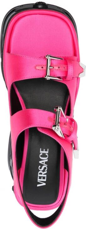Versace Medusa Anthem platform sandals Pink
