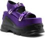 Versace Medusa Anthem platform sandals Purple - Thumbnail 2
