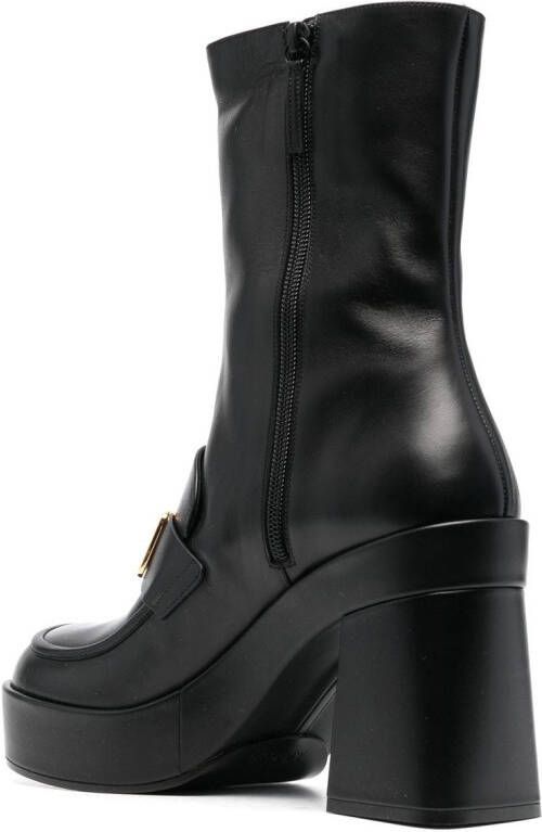 Versace Medusa Biggie 110mm platform boots Black