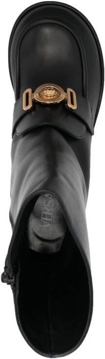 Versace Medusa Biggie 110mm platform boots Black