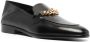 Versace Medusa chain-link leather loafers Black - Thumbnail 2