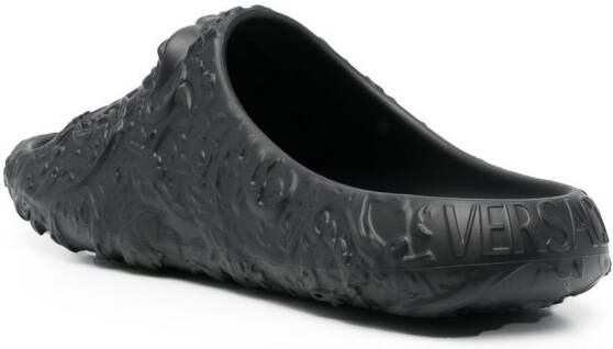 Versace Medusa Dimensions pool slides Black
