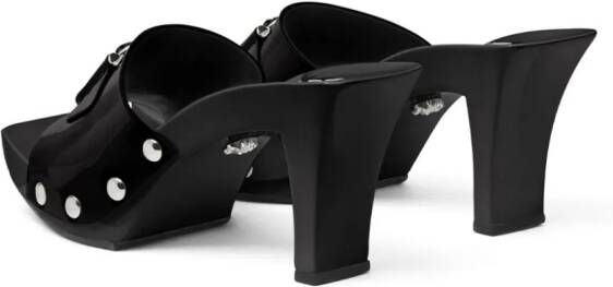 Versace Medusa Head 60mm leather mules Black