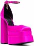 Versace Medusa Head charm platform sandals Pink - Thumbnail 2