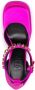 Versace Medusa Head charm platform sandals Pink - Thumbnail 4