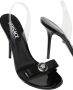 Versace Medusa Head plaque leather sandals Black - Thumbnail 5
