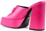 Versace Aevitas 120mm satin platform mules Pink - Thumbnail 3