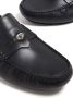 Versace Medusa-plaque leather loafers Black - Thumbnail 5