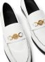 Versace Medusa-plaque leather loafers White - Thumbnail 3