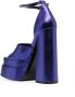Versace Medusa-plaque open-toe sandals Purple - Thumbnail 3