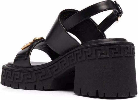 Versace Medusa-plaque sandals Black