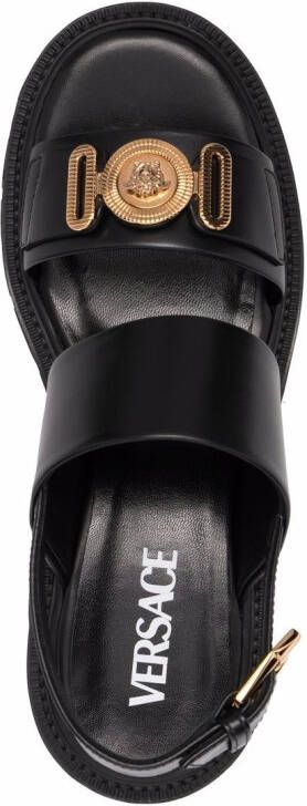 Versace Medusa-plaque sandals Black