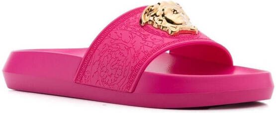 Versace Palazzo Medusa-plaque slides Pink