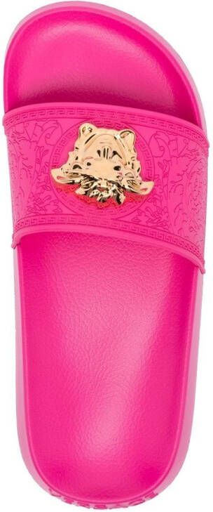 Versace Palazzo Medusa-plaque slides Pink