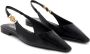 Versace Medusa-plaque slingback ballerina shoes Black - Thumbnail 2