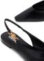 Versace Medusa-plaque slingback ballerina shoes Black - Thumbnail 4