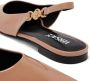 Versace Medusa-plaque slingback ballerina shoes Brown - Thumbnail 4