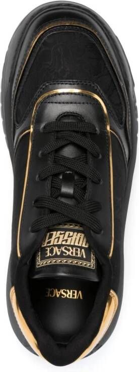 Versace Odissea chunky leather sneakers Black