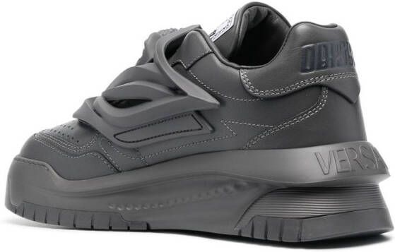 Versace Odissea chunky leather sneakers Grey