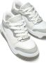 Versace Odissea leather sneakers Grey - Thumbnail 2