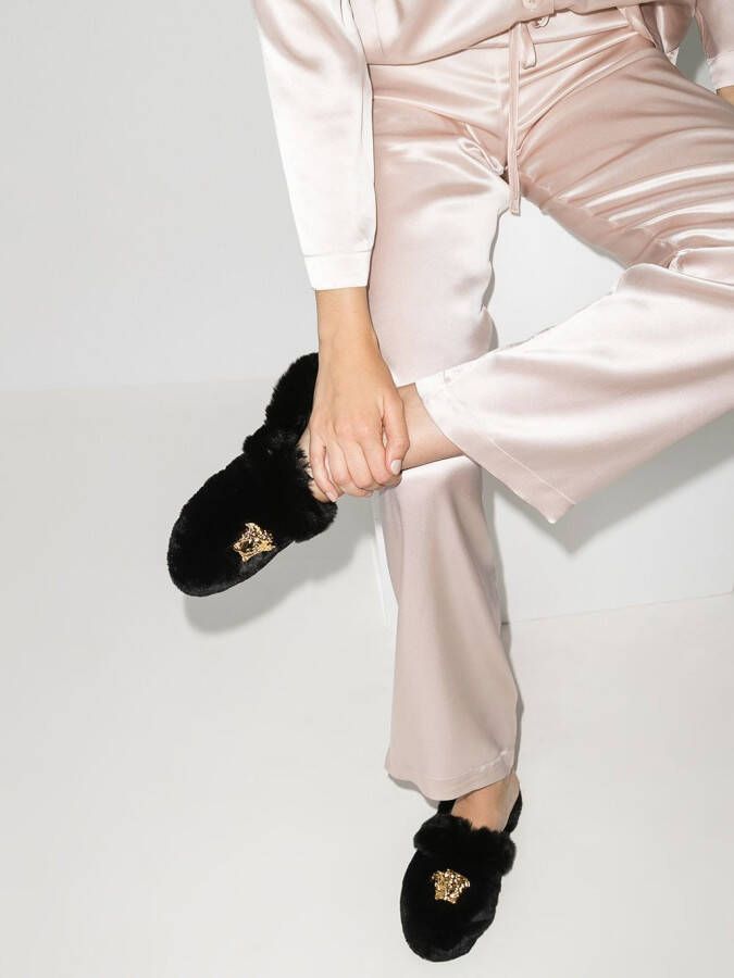 Versace Palazzo slippers Black