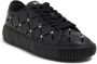 Versace perforated studded sneakers Black - Thumbnail 2