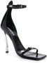 Versace Pin-Point 100mm buckle-strap sandals Black - Thumbnail 2