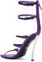 Versace Pin-Point 130mm sandals Purple - Thumbnail 3