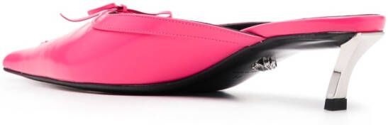 Versace Pin-point 50mm mules Pink
