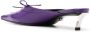 Versace Pin-Point 50mm mules Purple - Thumbnail 3