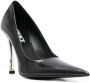 Versace Pin Point leather pumps Black - Thumbnail 2