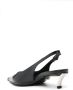 Versace 50mm leather slingback pumps Black - Thumbnail 3