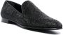 Versace Barocco Silhouette rhinestone-embellished loafers Black - Thumbnail 2