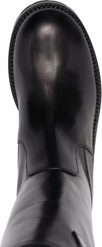 Versace Safety Pin mid-calf boots Black