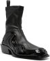 Versace Solare 55mm leather ankle boots Black - Thumbnail 2