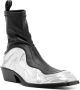 Versace Solare leather sock boots Black - Thumbnail 2