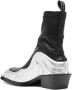 Versace Solare leather sock boots Black - Thumbnail 3