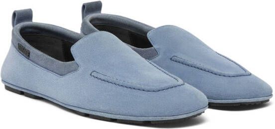 Versace Villa suede loafers Blue