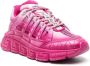 Versace Trigreca leather sneakers Pink - Thumbnail 2