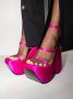 Versace Triplatform 170mm platform sandals Pink - Thumbnail 3