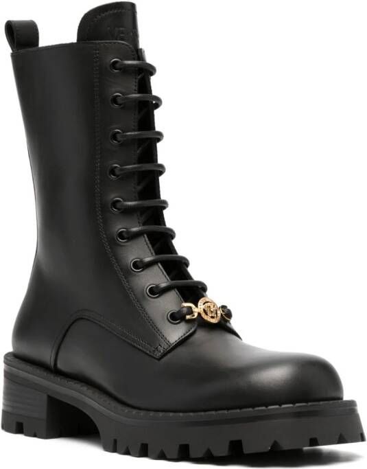 Versace Alia lace-up boots Black