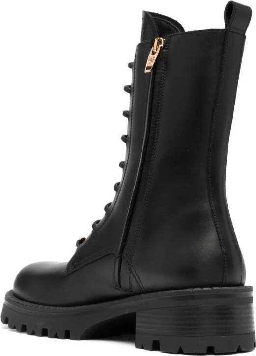 Versace Alia lace-up boots Black
