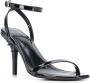 VETEMENTS Eiffel Tower ankle strap sandals Black - Thumbnail 2