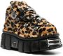VETEMENTS x New Rock leopard-print sneakers Brown - Thumbnail 2