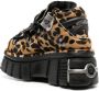 VETEMENTS x New Rock leopard-print sneakers Brown - Thumbnail 3
