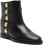 Via Roma 15 3194 ankle leather boots Black - Thumbnail 2