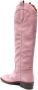Via Roma 15 35mm suede boots Pink - Thumbnail 3