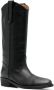 Via Roma 15 40mm leather Western boots Black - Thumbnail 2
