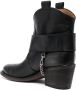 Via Roma 15 70mm leather ankle boots Black - Thumbnail 3