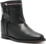 Via Roma 15 leather ankle boots Black - Thumbnail 2